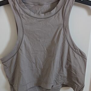 Gray Sleeveless Women's Top